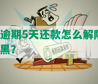 信用卡逾期5天还款怎么解除限制、冻结、黑？