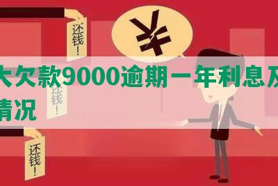 光大欠款9000逾期一年利息及起诉情况