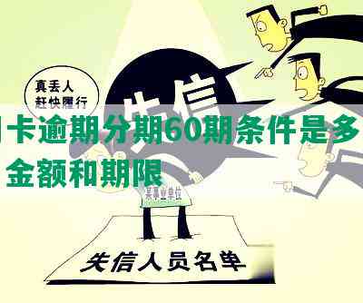 信用卡逾期分期60期条件是多少利息、金额和期限