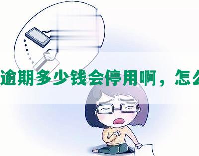 借呗逾期多少钱会停用啊，怎么办？