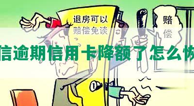 征信逾期信用卡降额了怎么恢复