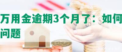 浦发万用金逾期3个月了：如何应对债务问题