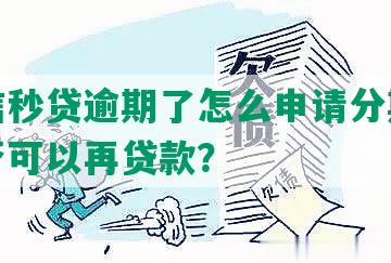 中信信秒贷逾期了怎么申请分期还款及是否可以再贷款？