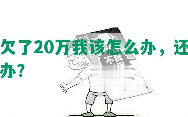 网贷欠了20万我该怎么办，还不上怎么办？