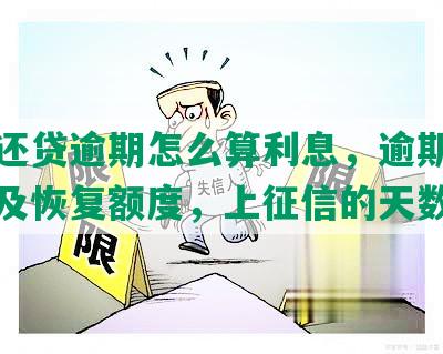 中信还贷逾期怎么算利息，逾期还款方式及恢复额度，上征信的天数