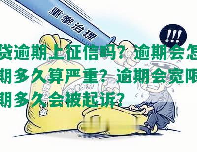 邮你贷逾期上征信吗？逾期会怎么样？逾期多久算严重？逾期会宽限几天？逾期多久会被起诉？