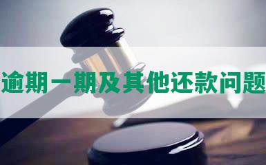 交通逾期一期及其他还款问题解答