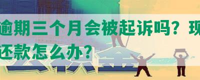 中信逾期三个月会被起诉吗？现在让全额还款怎么办？