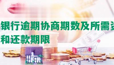 交通银行逾期协商期数及所需资料、材料和还款期限