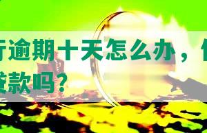 建设银行逾期十天怎么办，信用卡还款后能贷款吗？