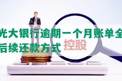 北京光大银行逾期一个月账单全额还款及后续还款方式