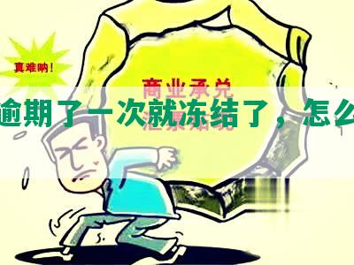 招商逾期了一次就冻结了，怎么解冻？