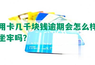 欠信用卡几千块钱逾期会怎么样处理，会坐牢吗？