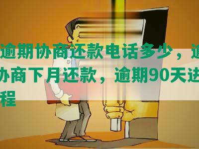 京东逾期协商还款电话多少，逾期60天协商下月还款，逾期90天进司法流程