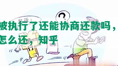 车贷被执行了还能协商还款吗，怎么办，怎么还，知乎