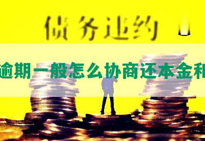 网贷逾期一般怎么协商还本金和还款