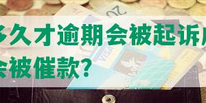 网商贷多久才逾期会被起诉成功，且不还款会被催款？