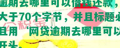 网贷逾期去哪里可以借钱还款，长度不能大于70个字节，并且标题必须包含且用‘网贷逾期去哪里可以借钱还’开头。