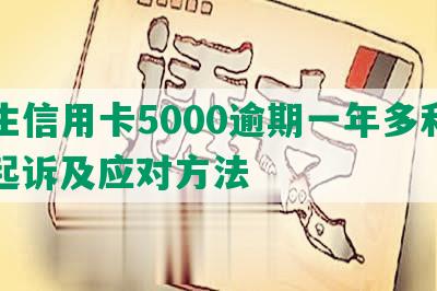 民生信用卡5000逾期一年多利息、起诉及应对方法