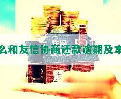 怎么和友信协商还款逾期及本金