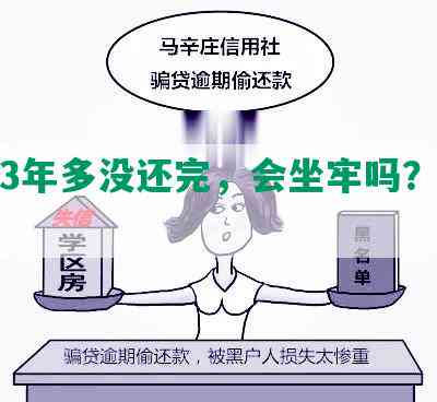 网贷3年多没还完，会坐牢吗？怎么办？