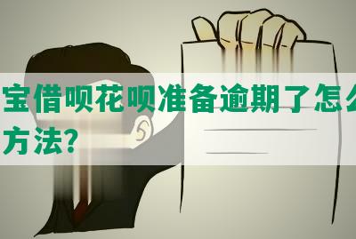 支付宝借呗花呗准备逾期了怎么办，还款方法？