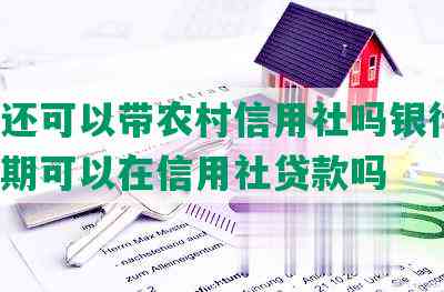 逾期还可以带农村信用社吗银行卡，有逾期可以在信用社贷款吗