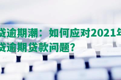 网贷逾期潮：如何应对2021年的网贷逾期贷款问题？