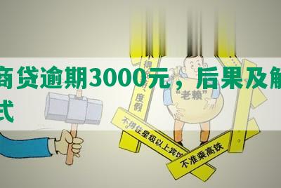 网商贷逾期3000元，后果及解决方式