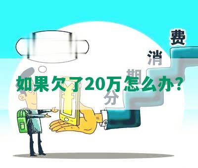 如果欠了20万怎么办？