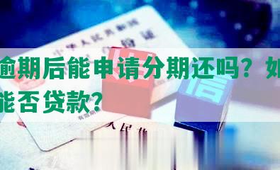 网贷逾期后能申请分期还吗？如何还款？能否贷款？