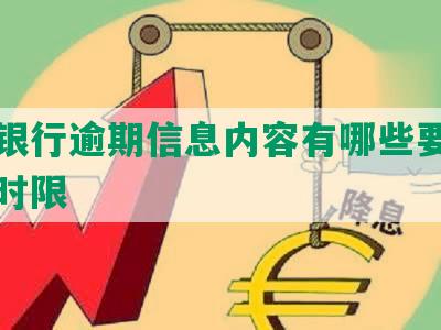 中国银行逾期信息内容有哪些要求及记录时限