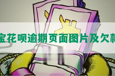 支付宝花呗逾期页面图片及欠款截图