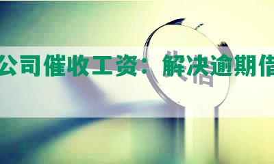 网贷公司催收工资：解决逾期借款问题