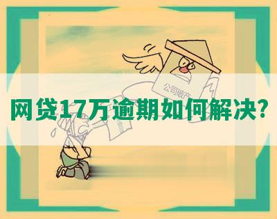 网贷17万逾期如何解决?