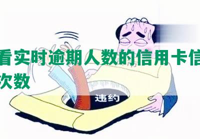 怎么看实时逾期人数的信用卡信息及逾期次数