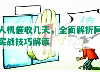 网贷人机催收几天，全面解析网贷催收，实战技巧解读