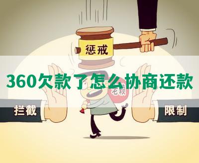 360欠款了怎么协商还款