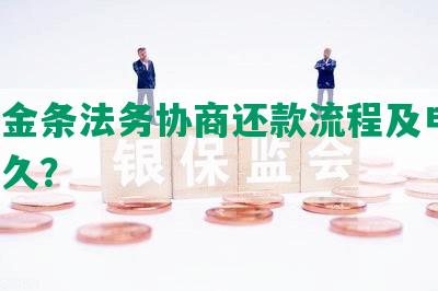 京东金条法务协商还款流程及电话，要多久？