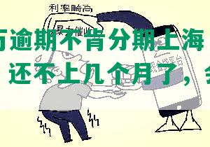 民生两万逾期不肯分期上海，欠民生银行2万 还不上几个月了，会上门催收吗？