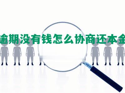 网贷逾期没有钱怎么协商还本金、期还款