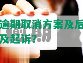 平安二次逾期取消方案及后果，是否有宽限期及起诉？