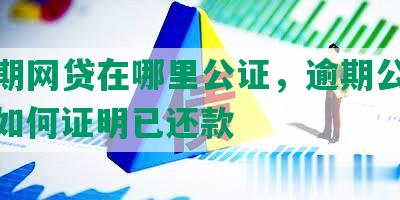 还逾期网贷在哪里公证，逾期公布资料，如何证明已还款