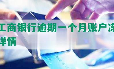 江西工商银行逾期一个月账户冻结及解冻详情