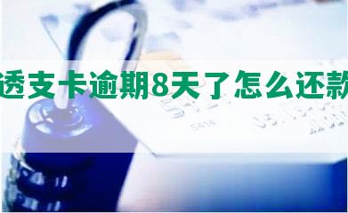 平安透支卡逾期8天了怎么还款不能用？