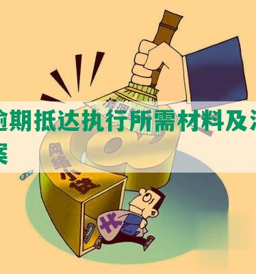 网贷逾期抵达执行所需材料及法院解决方案