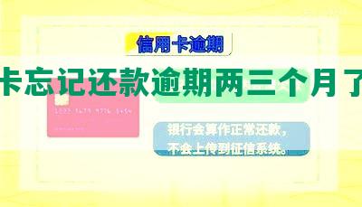 信用卡忘记还款逾期两三个月了怎么办？