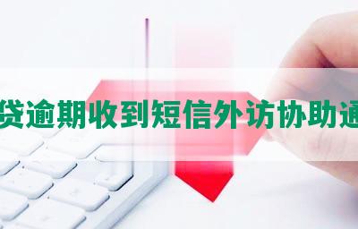 网贷逾期收到短信外访协助通知