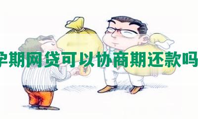 孕期网贷可以协商期还款吗？