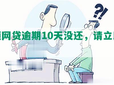 小额网贷逾期10天没还，请立即还款